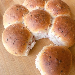 Pancitos saborizados con salame