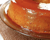 Flan de dulce de leche