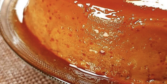 Flan de dulce de leche