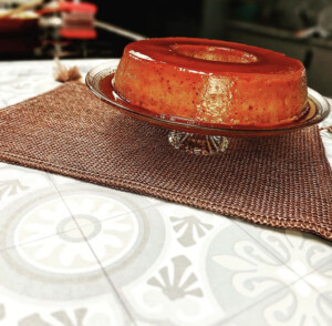 Flan de dulce de leche