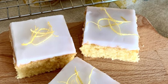 Cuadraditos de Limón glaseados Cuadraditos de Limón