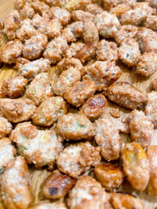 Pistachos garrapiñados