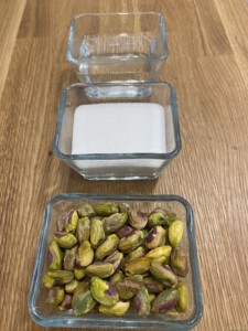 Piastachos garrapiñados